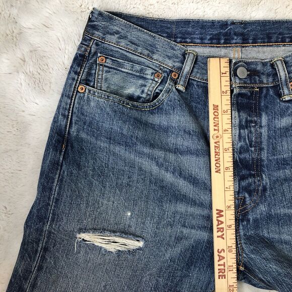 Levi's 501xx Vintage Original Fit Straight Leg Jeans Men's Size 33 x 32 Medium - Picture 12 of 12